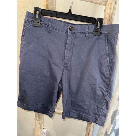 Goodfellow & Co Men's 9" Inseam Linden Flat Front Shorts - BLUE Sz 30 - Picture 2 of 5